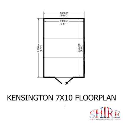 Kensington 7x10 Summerhouse