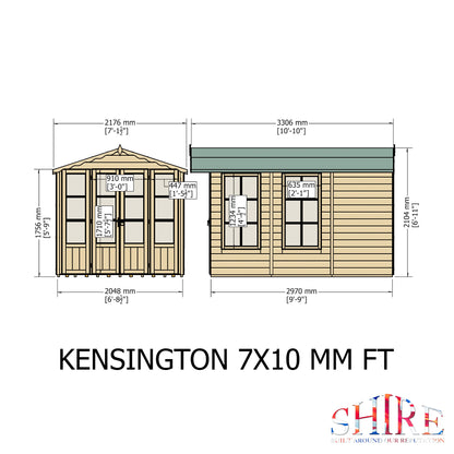 Kensington 7x10 Summerhouse