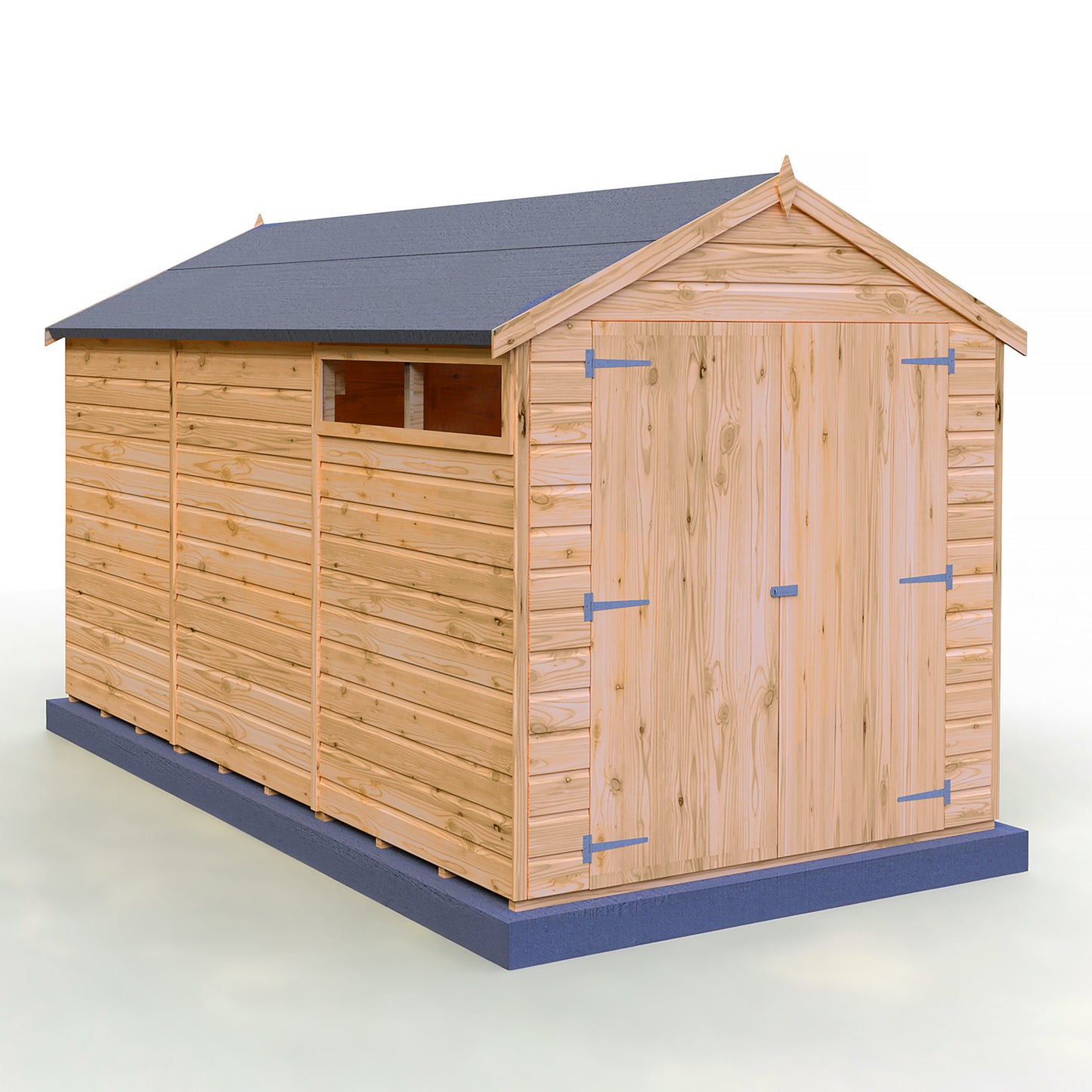 Langley 12 x 6 Double Door Shiplap Shed