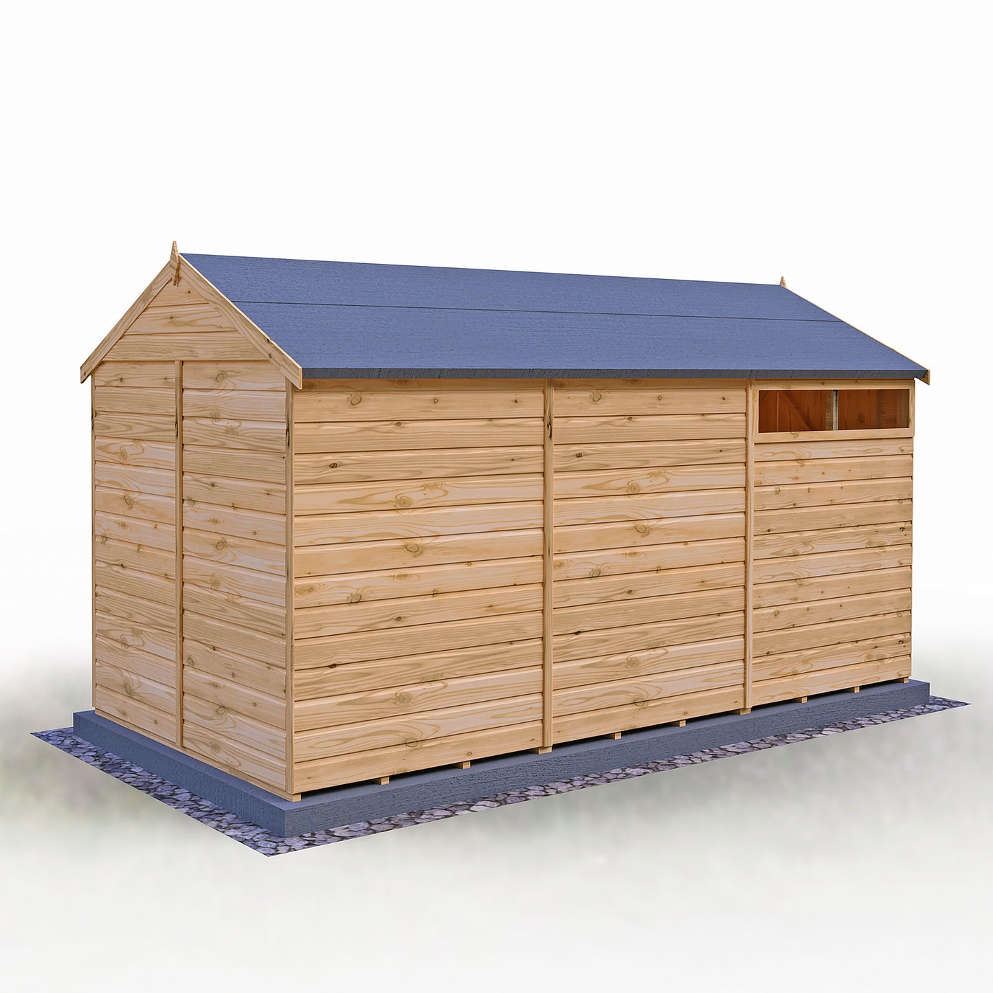 Langley 12 x 6 Double Door Shiplap Shed