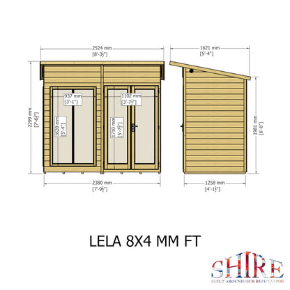 Lela Summerhouse 8x4