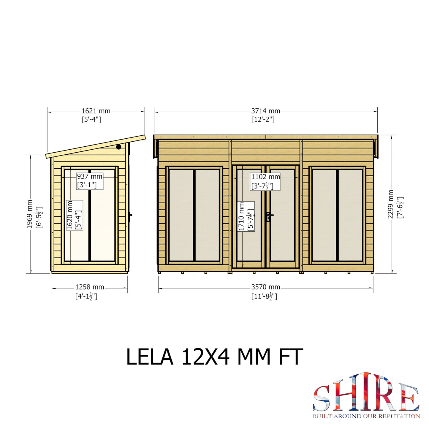 Lela Summerhouse 12x4