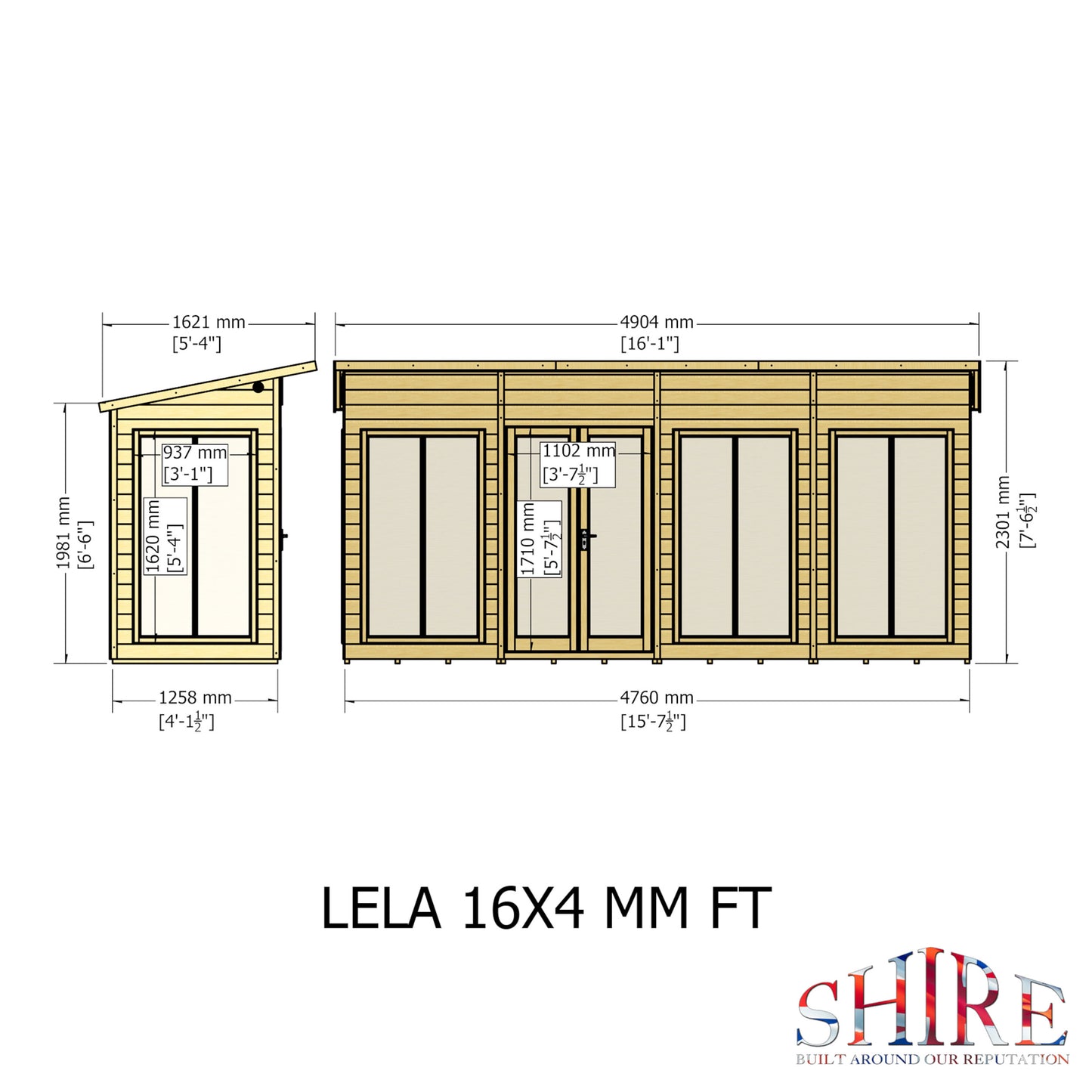Lela Summerhouse 16x4