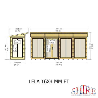 Lela Summerhouse 16x4
