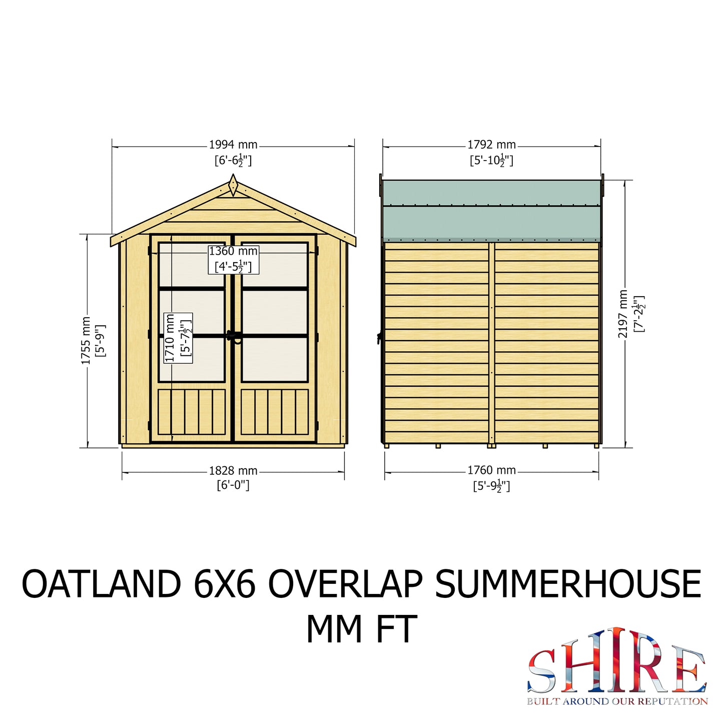 Oatland Overlap Summerhouse