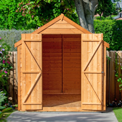 Garden Value Overlap 8 x 6 Double Door Shed