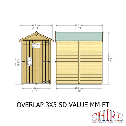 Garden Value Overlap 3x5 SD Value