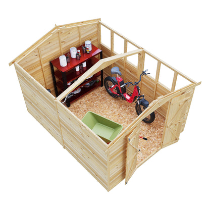 Garden Value Overlap 10 x 8 Apex Shed
