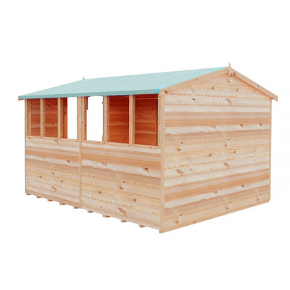 Garden Value Overlap 10 x 8 Apex Shed