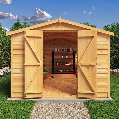 Garden Value Overlap 12 x 8 Apex Shed