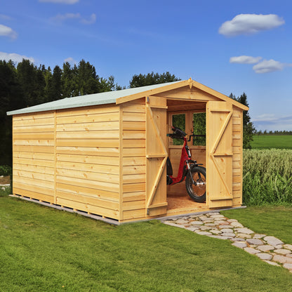 Garden Value Overlap 12 x 8 Apex Shed