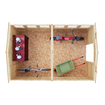 Garden Value Overlap 12 x 8 Apex Shed