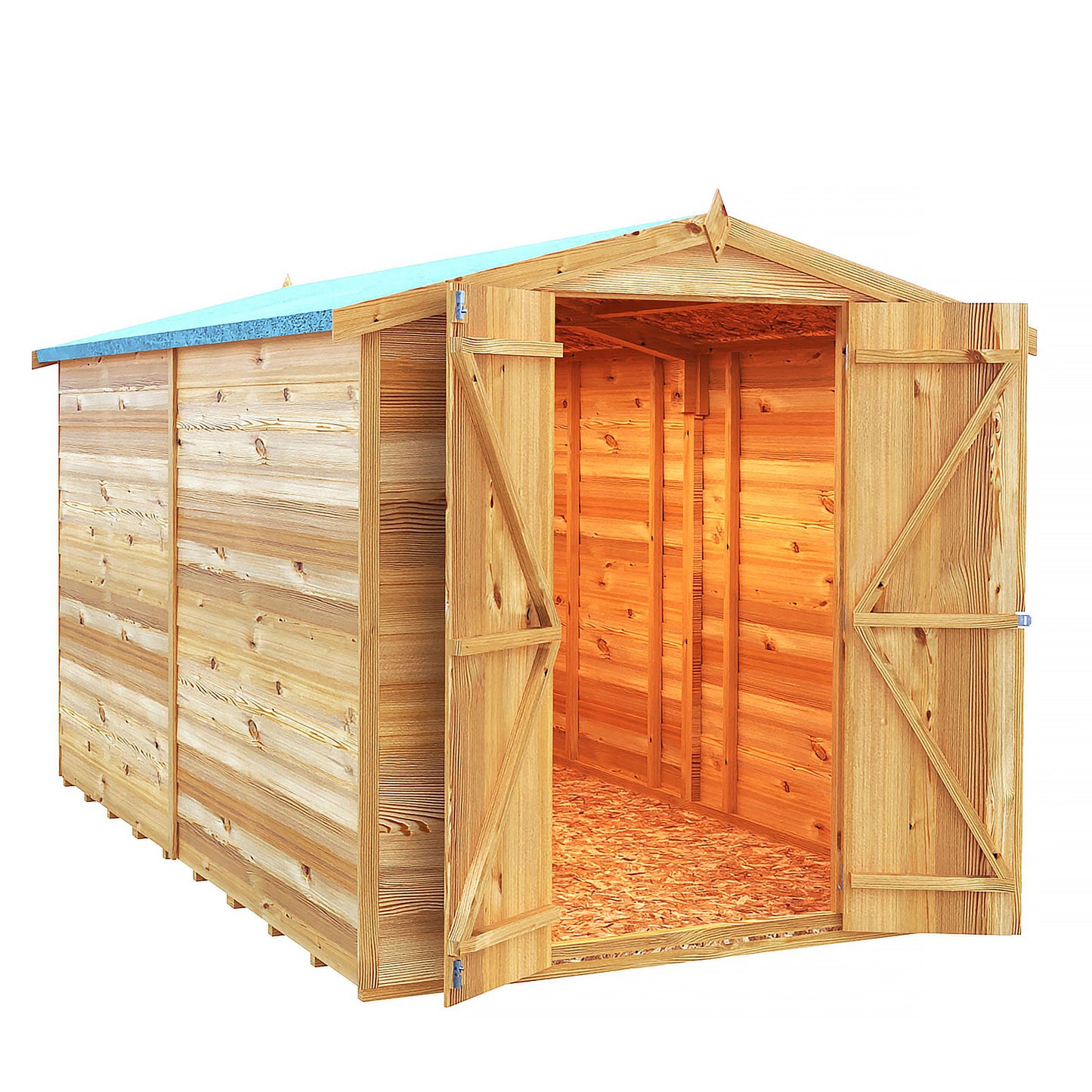 Garden Value Overlap 10 x 6 Windowless Shed