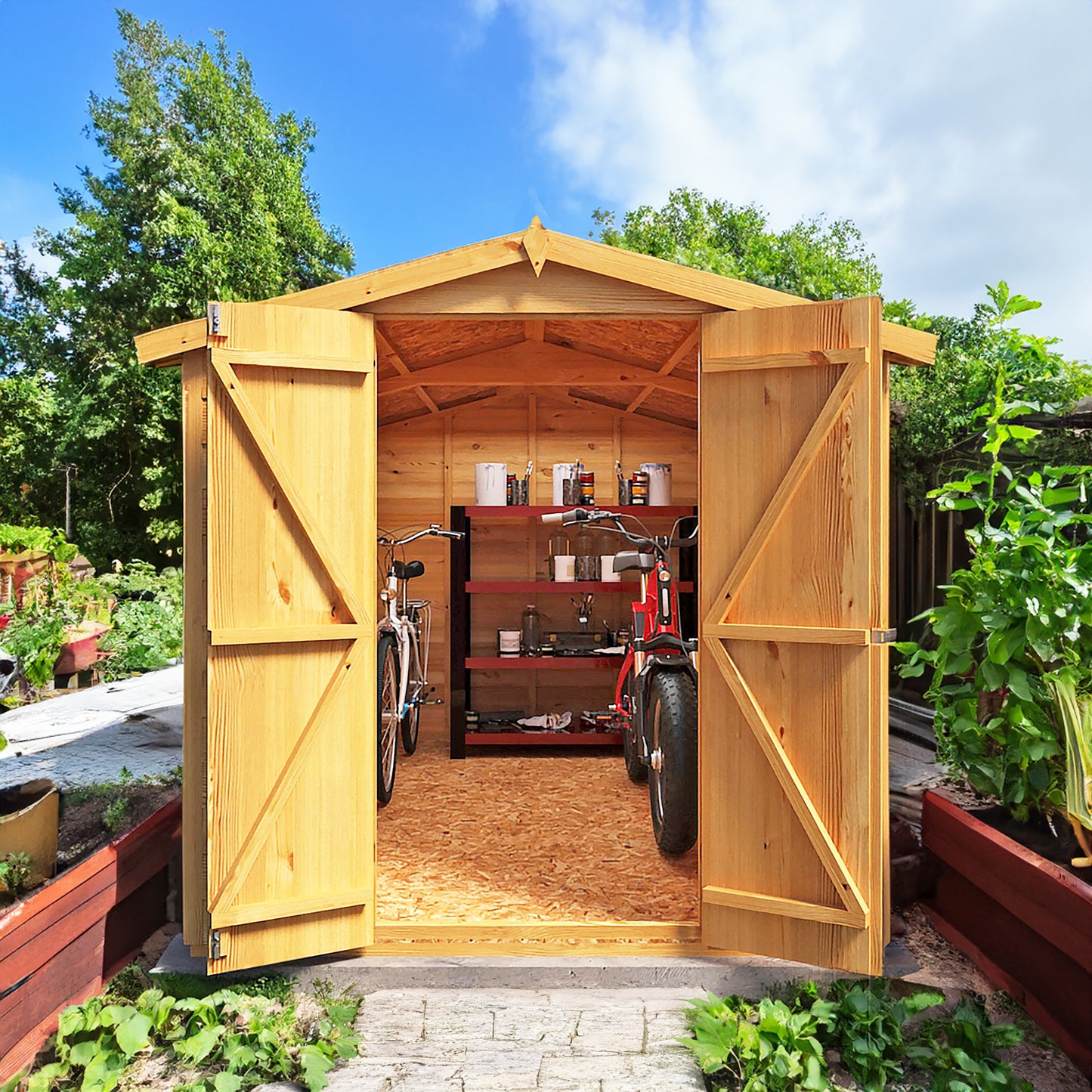 Garden Value Overlap 10 x 6 Windowless Shed