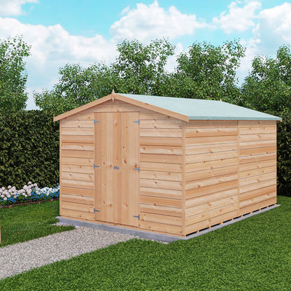 Garden Value Overlap 10 x 8 Windowless Shed