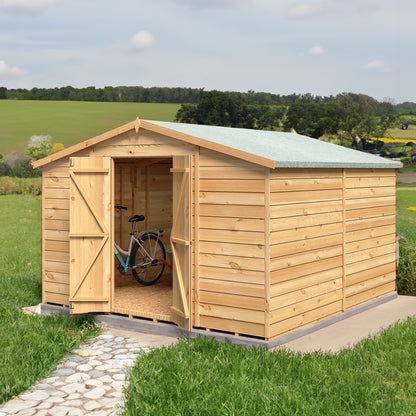 Garden Value Overlap 10 x 10 Windowless Shed