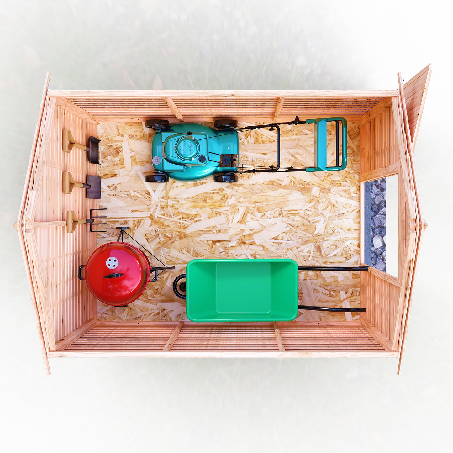 Garden Value Overlap 8 x 6 Shed