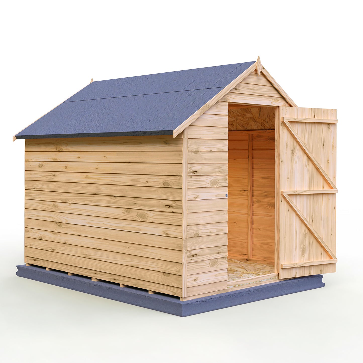 Garden Value Overlap 8 x 6 Shed