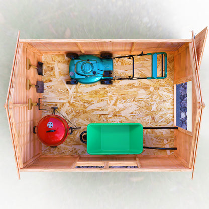 Garden Value Overlap 8 x 6 Shed with Window