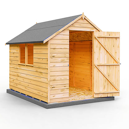 Garden Value Overlap 8 x 6 Shed with Window