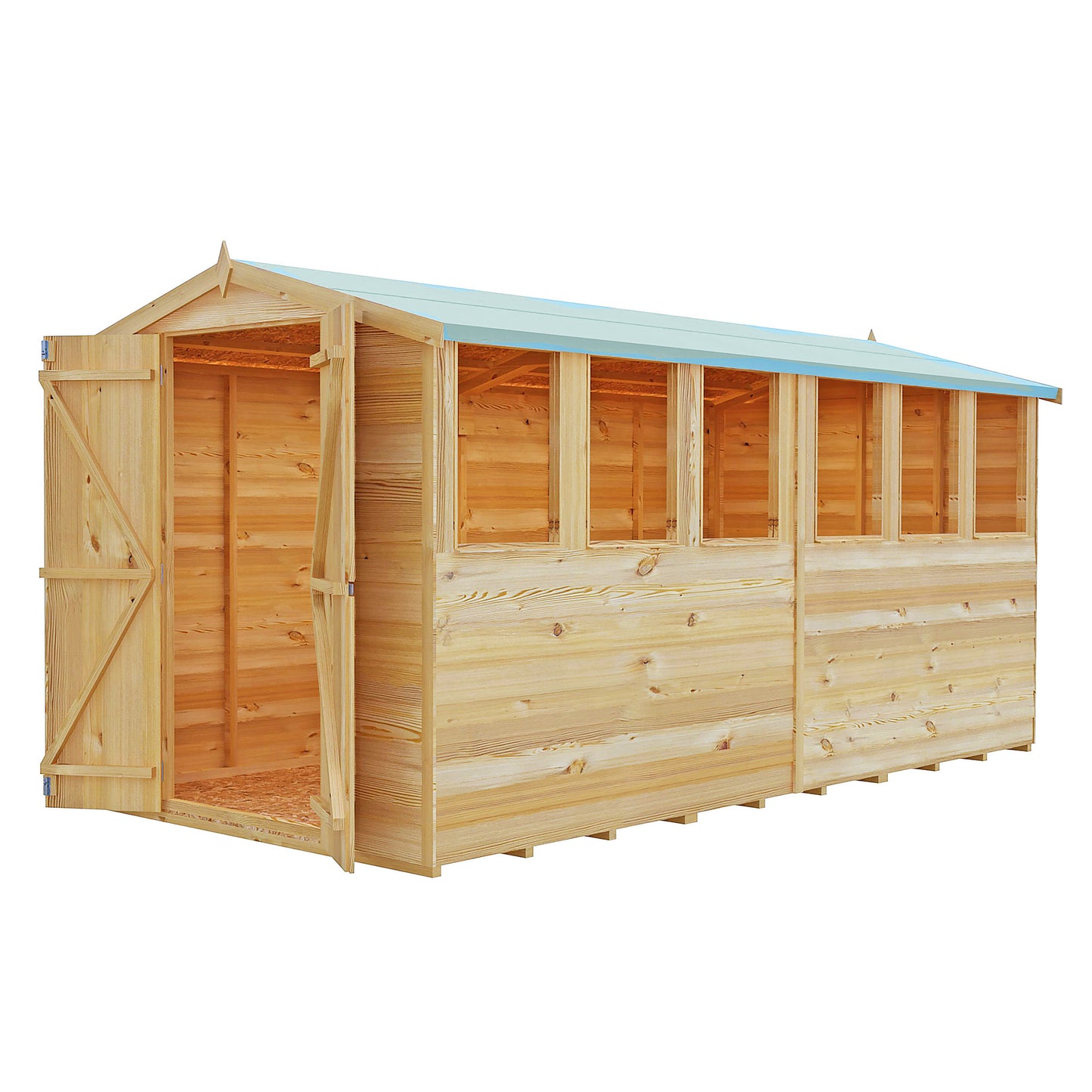Garden Value Overlap 12 x 6 Apex Shed