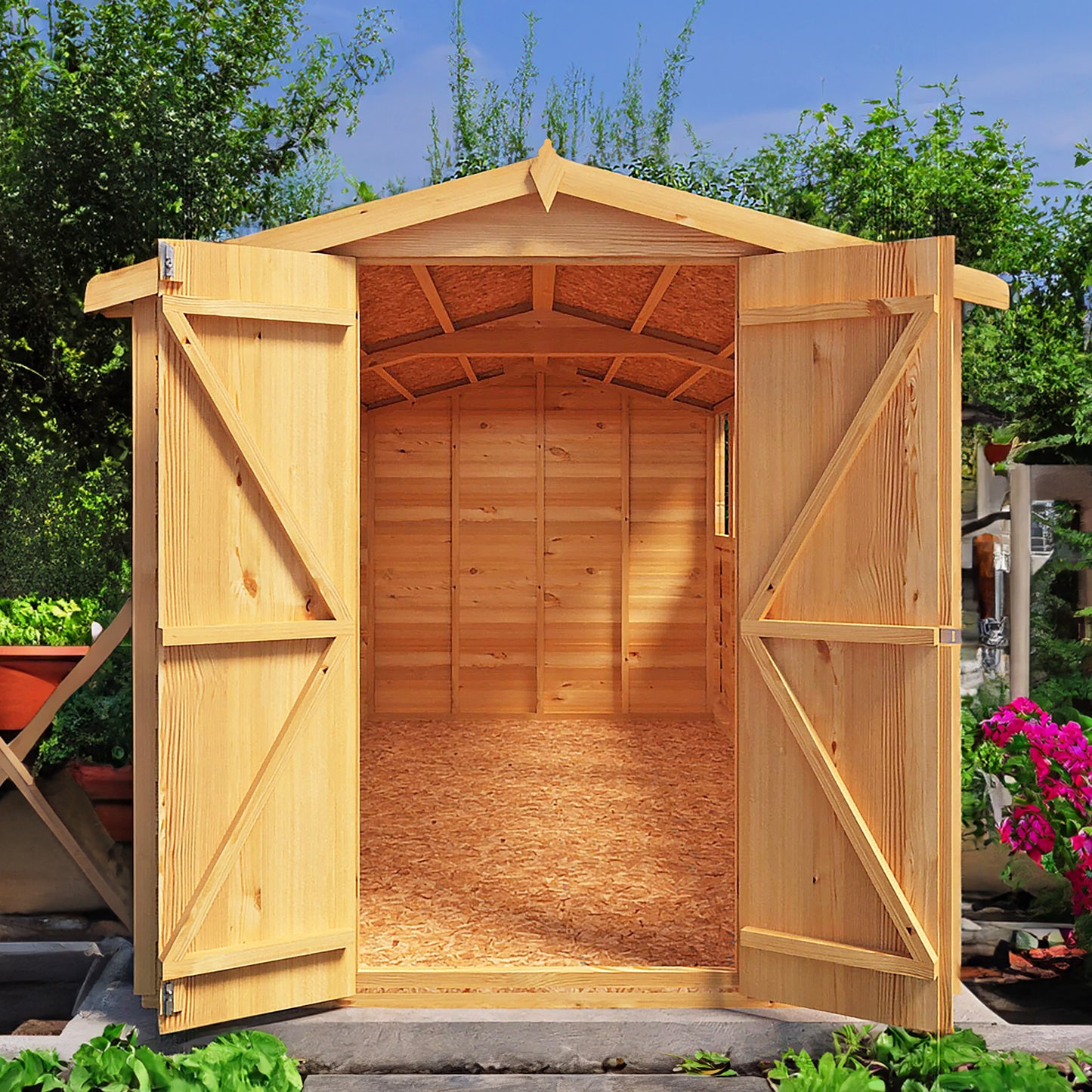 Garden Value Overlap 12 x 6 Apex Shed