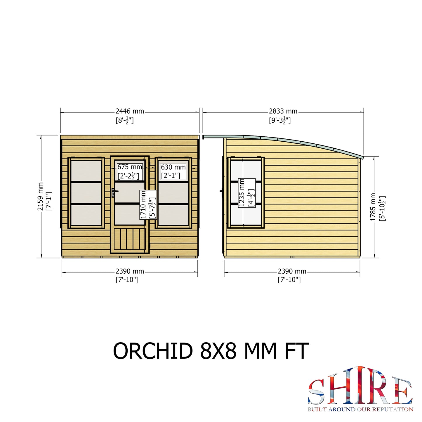 Orchid Summerhouse 8x8