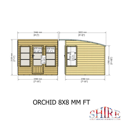 Orchid Summerhouse 8x8