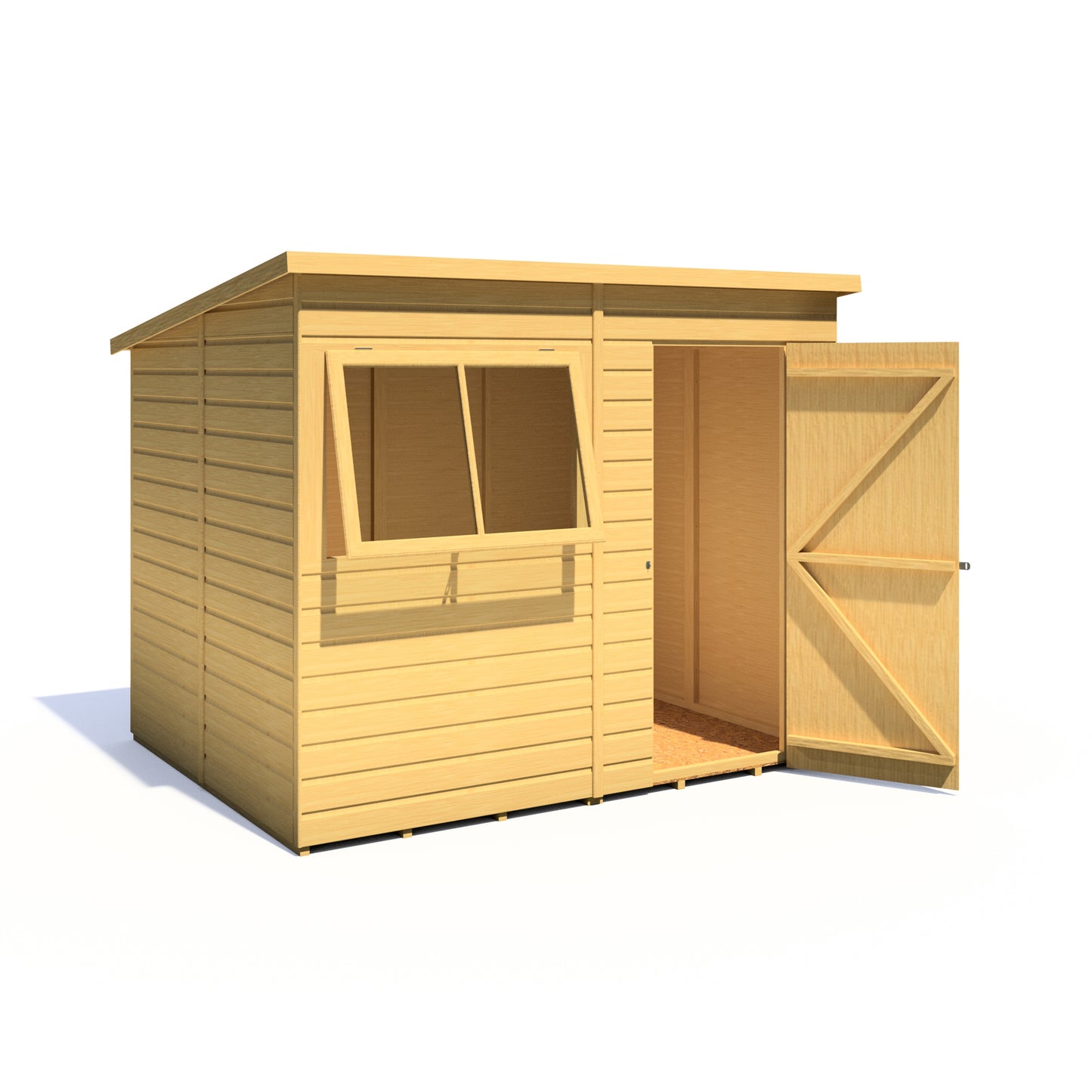 Pent 8 x 6 Shiplap Shed