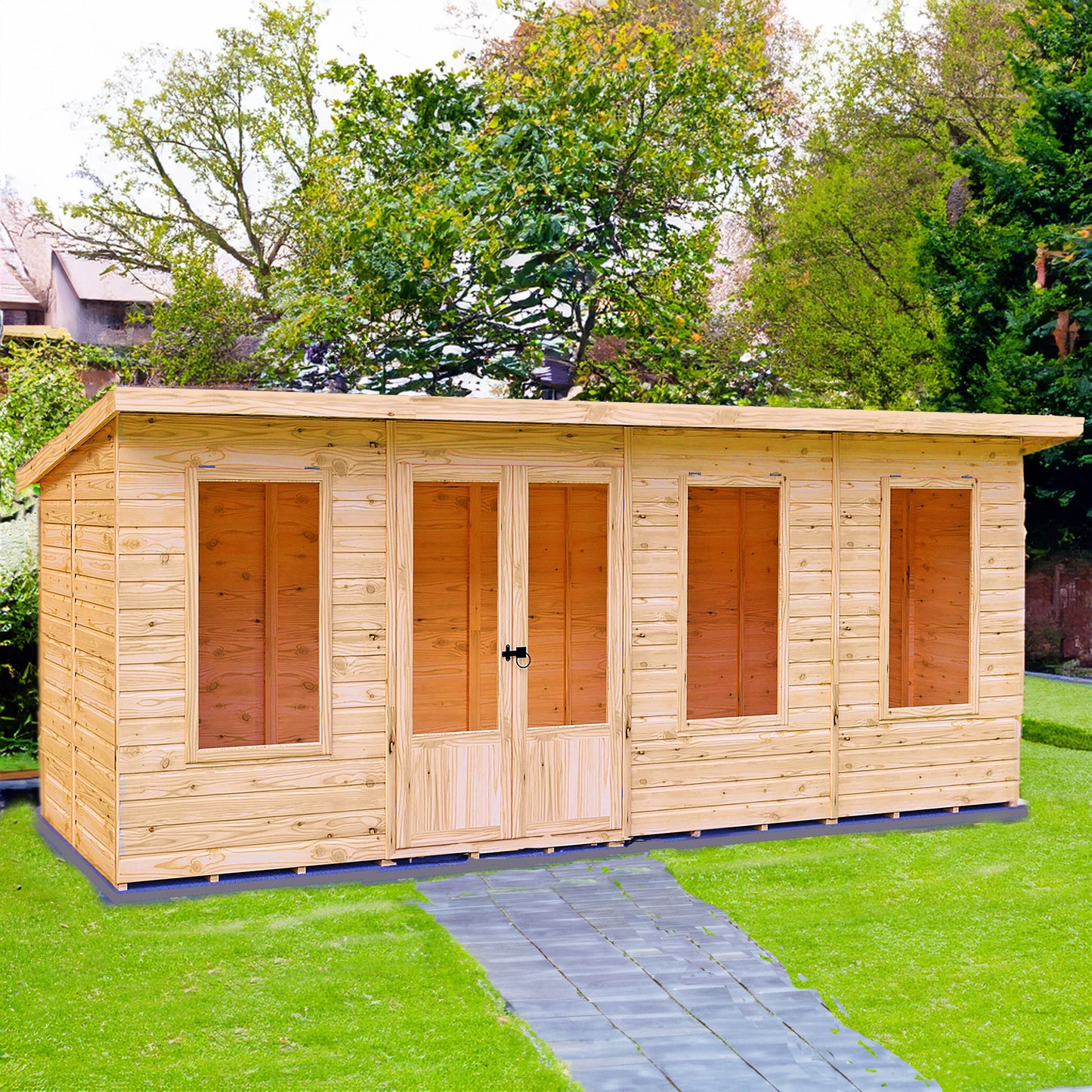 Peony 16x6 Pent Summerhouse