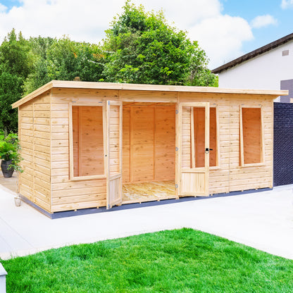 Peony 16x6 Pent Summerhouse