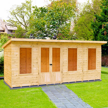 Peony 16x6 Pent Summerhouse