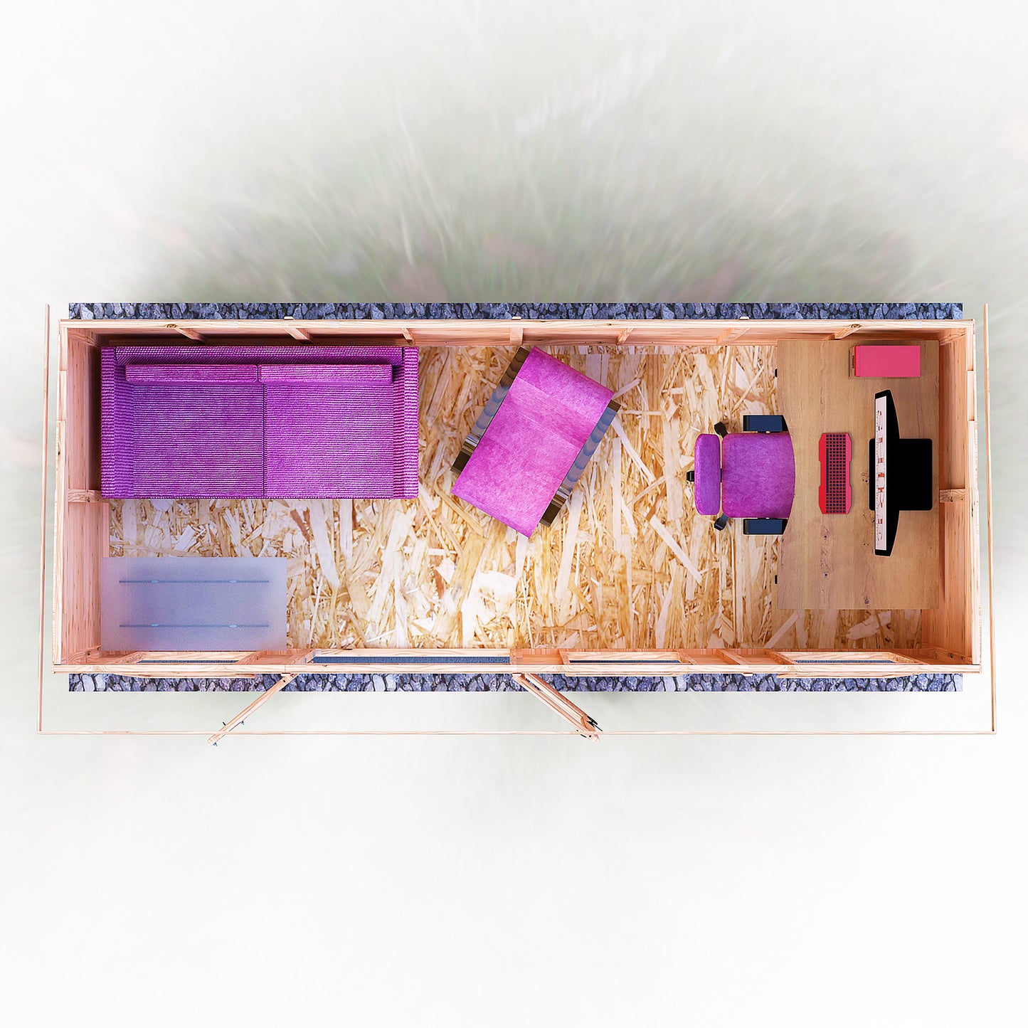 Peony 16x6 Pent Summerhouse