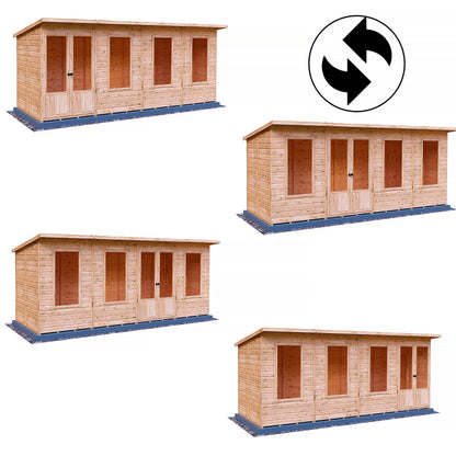 Peony 16x6 Pent Summerhouse