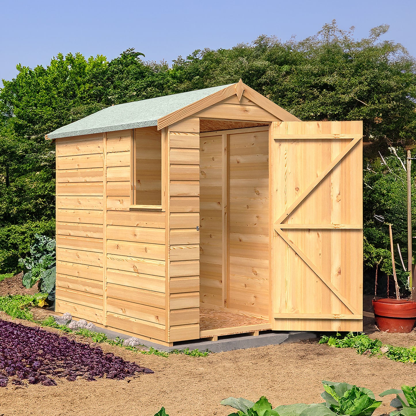 Shetland 6 x 4 Shiplap Apex Shed