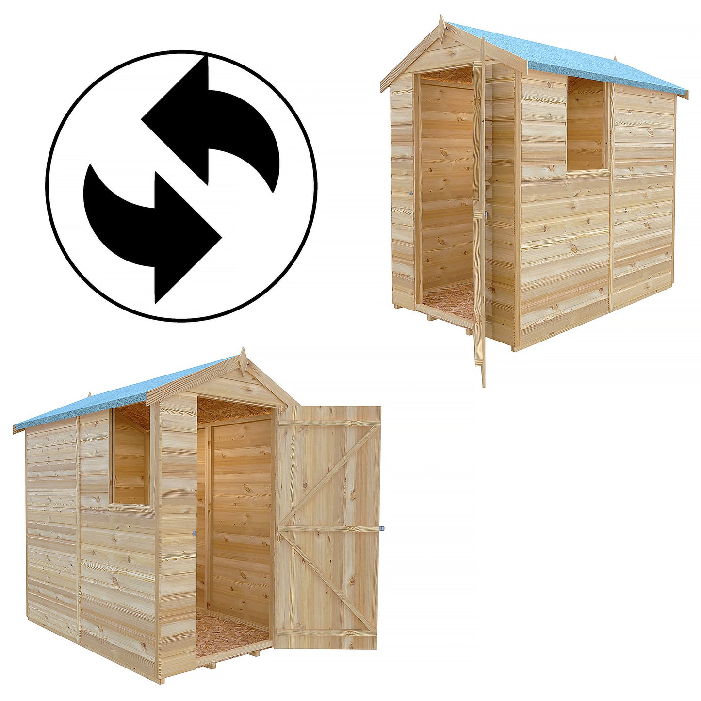 Shetland 6 x 4 Shiplap Apex Shed