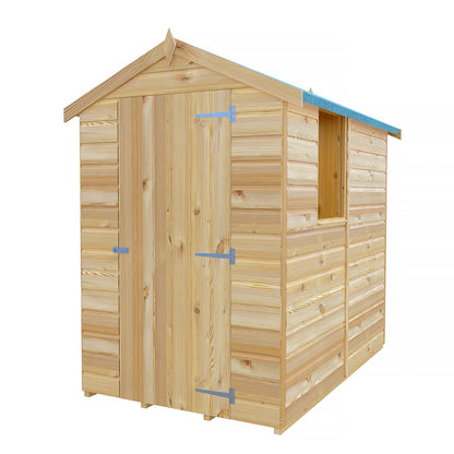 Shetland 6 x 4 Shiplap Apex Shed