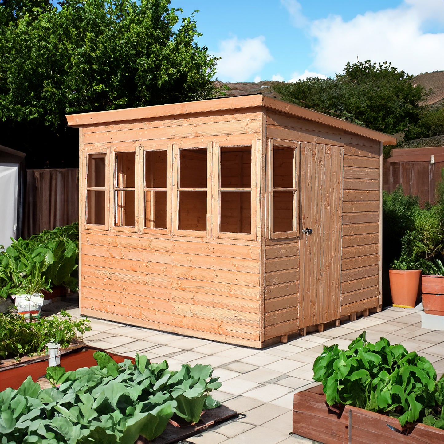 Sun Pent Potting Shed 8 x 6