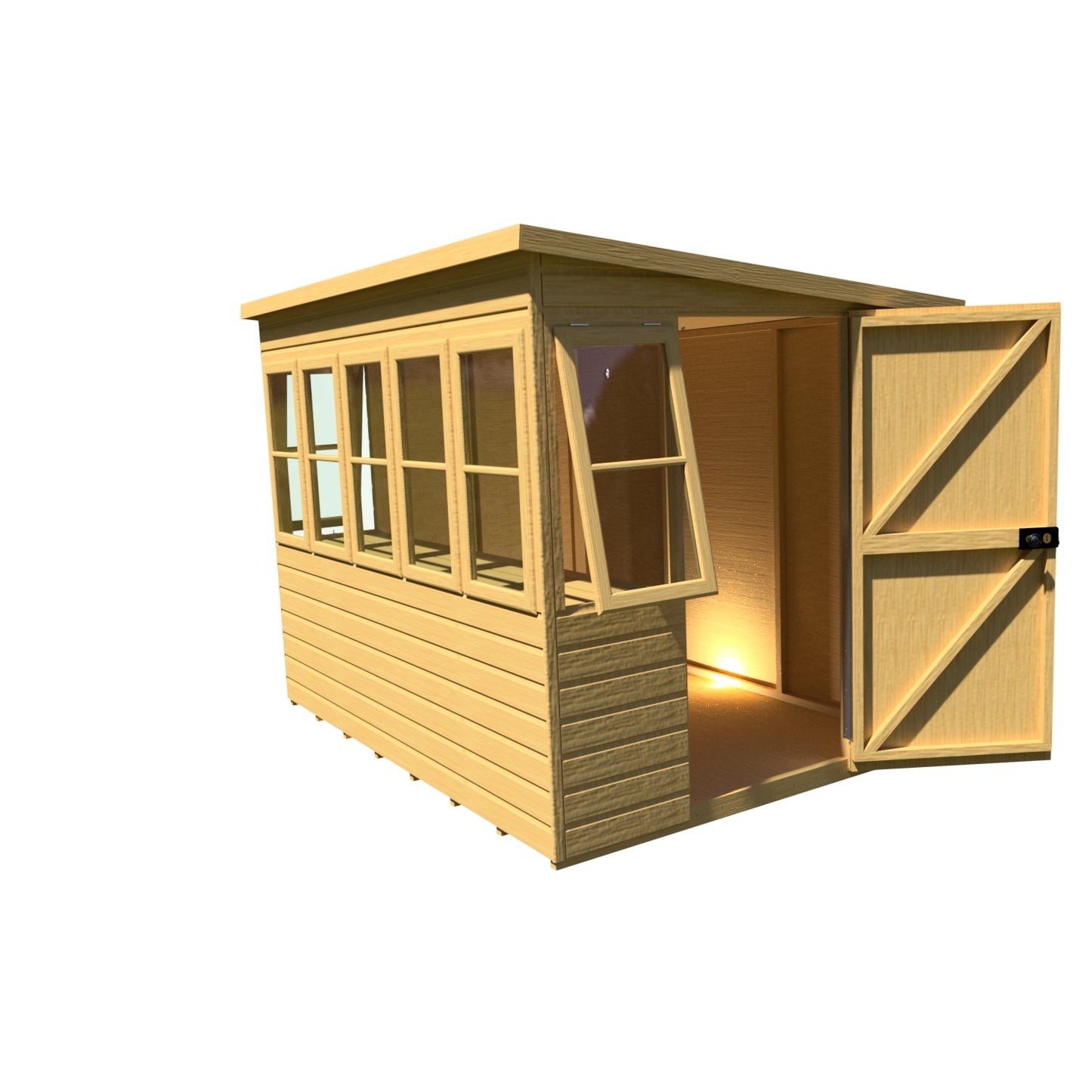 Sun Pent Potting Shed 8 x 6