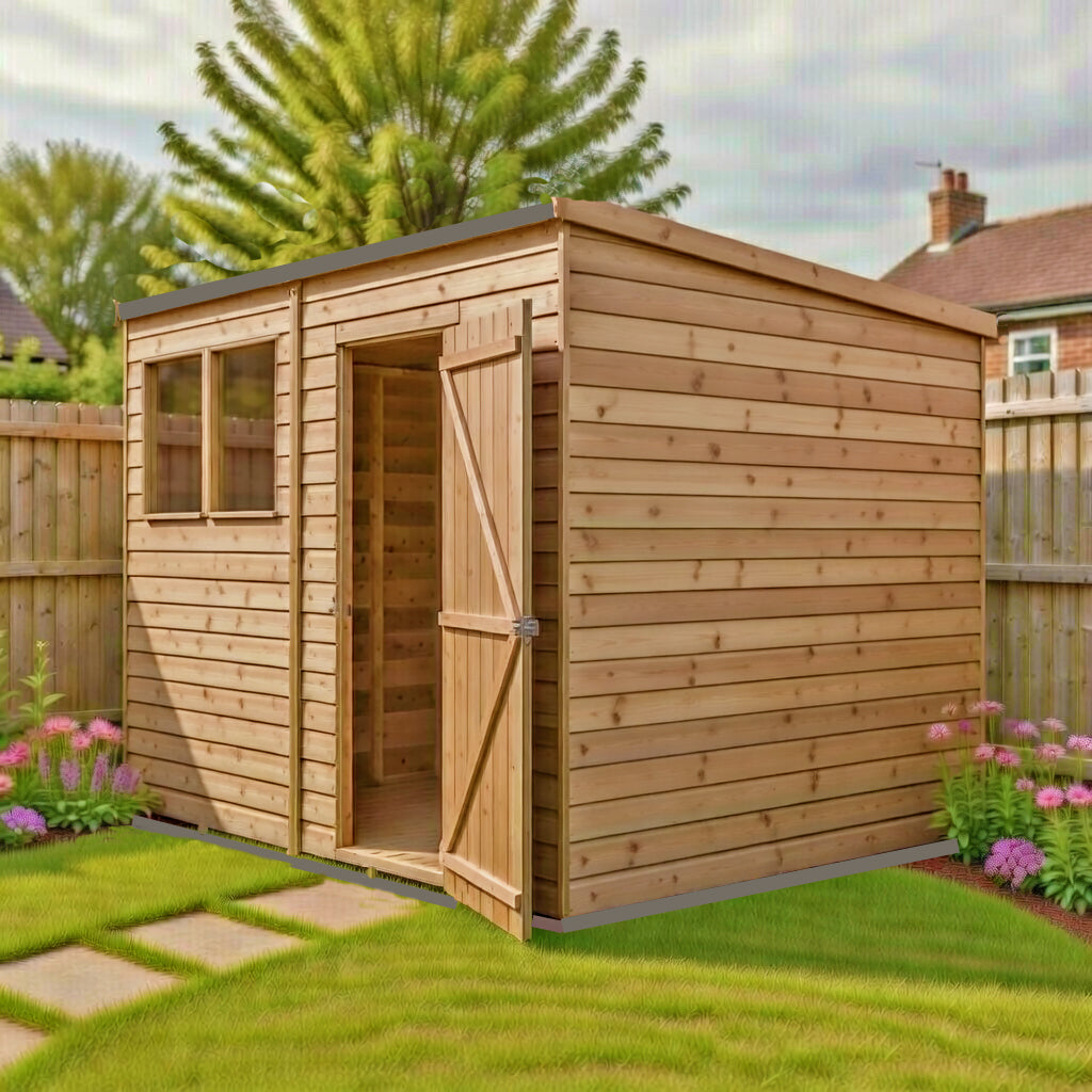 Garden Value Overlap 8 x 6 Pent Shed