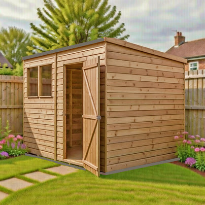 Garden Value Overlap 8 x 6 Pent Shed